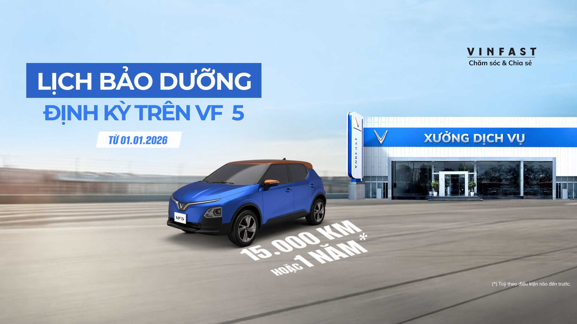 Lịch bảo dưỡng định kỳ trên VF 5: Các mốc cần nhớ và những hạng mục chủ xe nên lưu ý